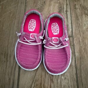 Pink Hey Dudes Size 7Toddler